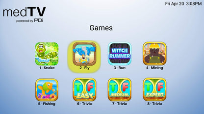 PDi medTV 32" Smart Healthcare-Grade A-Series Pro:Idiom Hospital HDTV LED Patient Television. (Replaces PDi E-Series TVs, PDI-E32LED). Includes Standard Wall Mount PD168-079