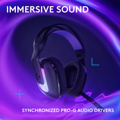 Logitech G522 Lightspeed Wireless Gaming Headset, LIGHTSYNC RGB, Full Bandwidth