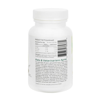 In Clover Connectin Hip and Joint Supplement for Cats, Combines Glucosamine, Chondroitin and Hyaluronic Acid with Herbs, Patented and Clinically Tested to Work in 15 Days