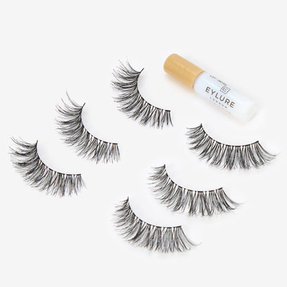 Eylure Texture False Lash, Style No. 117, Reusable, Adhesive Included, 3 Pair