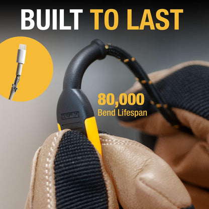 Dewalt Usb C Charging Cable Usb Type C Android Ipad Plastic