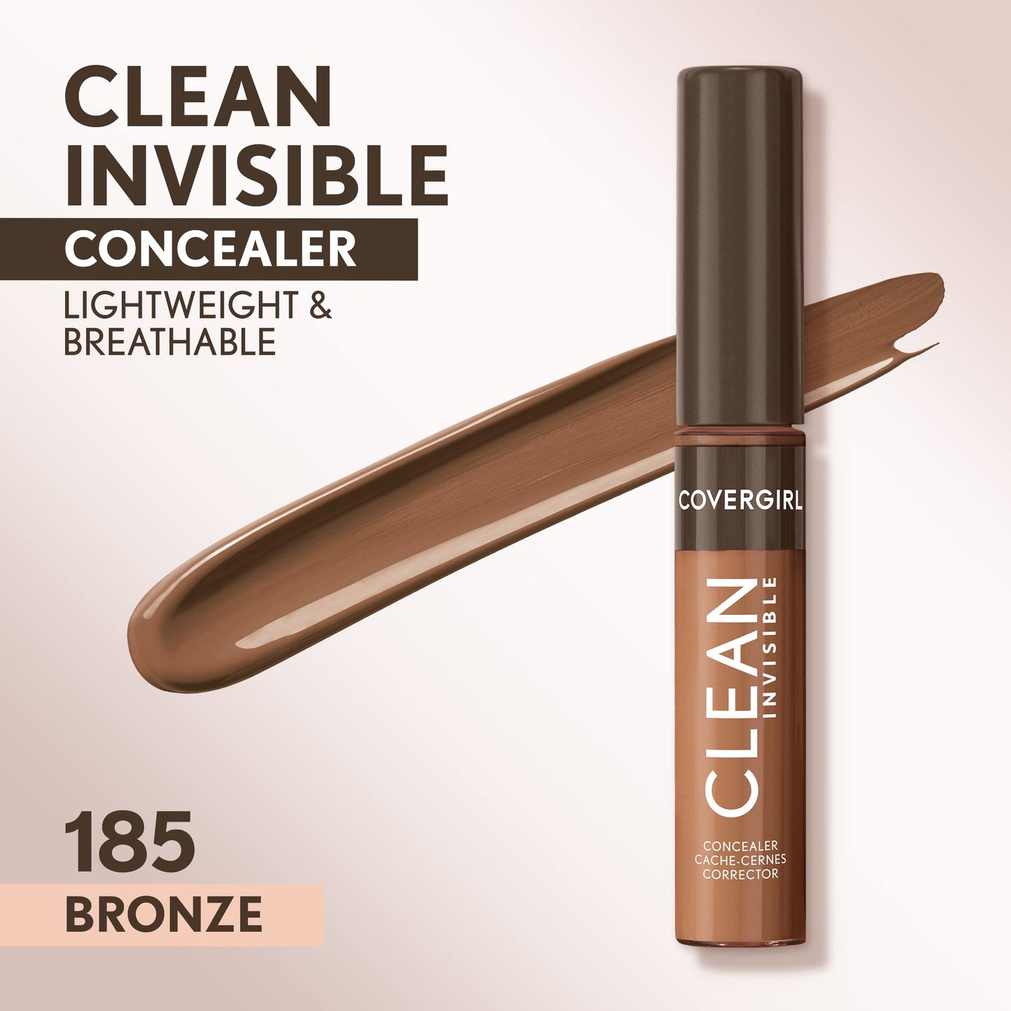 Covergirl Clean Invisible Concealer Lightweight Hydrating Vegan Formula 0.23oz