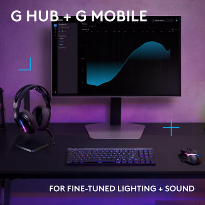 Logitech G522 Lightspeed Wireless Gaming Headset, LIGHTSYNC RGB, Full Bandwidth