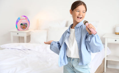 Disney Princess Karaoke Machine for Kids, Bluetooth Speaker with Wireless Microphone Designed for Fans of Disney Toys