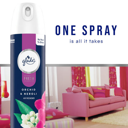 Glade Air Freshener Room Spray, Orchid & Neroli Scent, Odor Fighting to Deliver