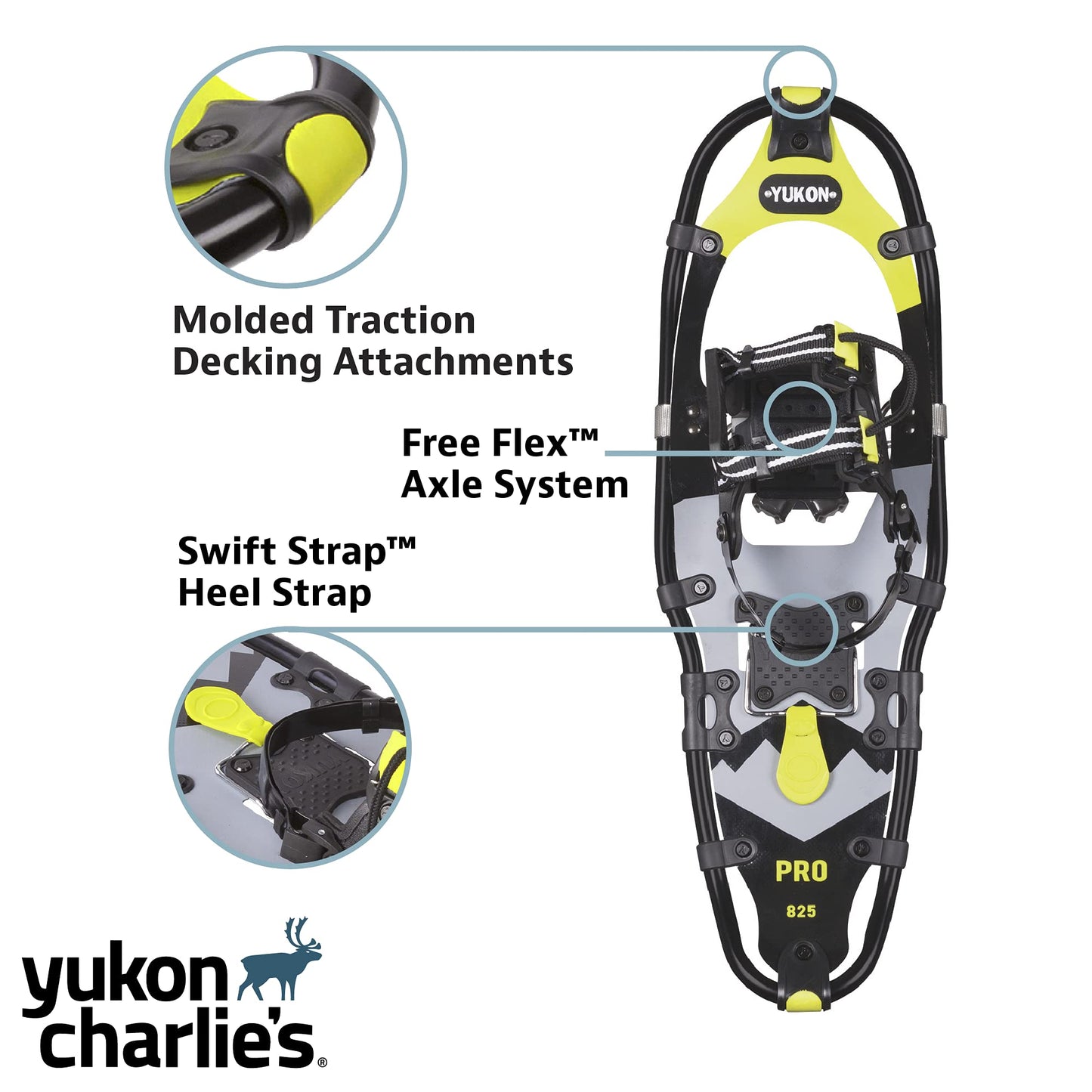 Yukon Charlie's Elite Spin Snowshoe, Multiple Sizes