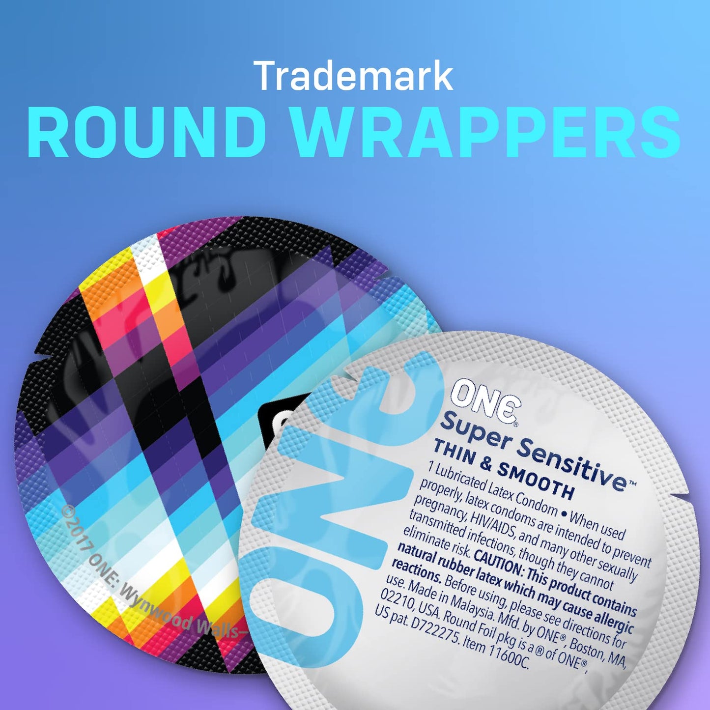 ONE® Condoms Super Sensitive | Extra Lubricated Latex Condoms 12 Pack