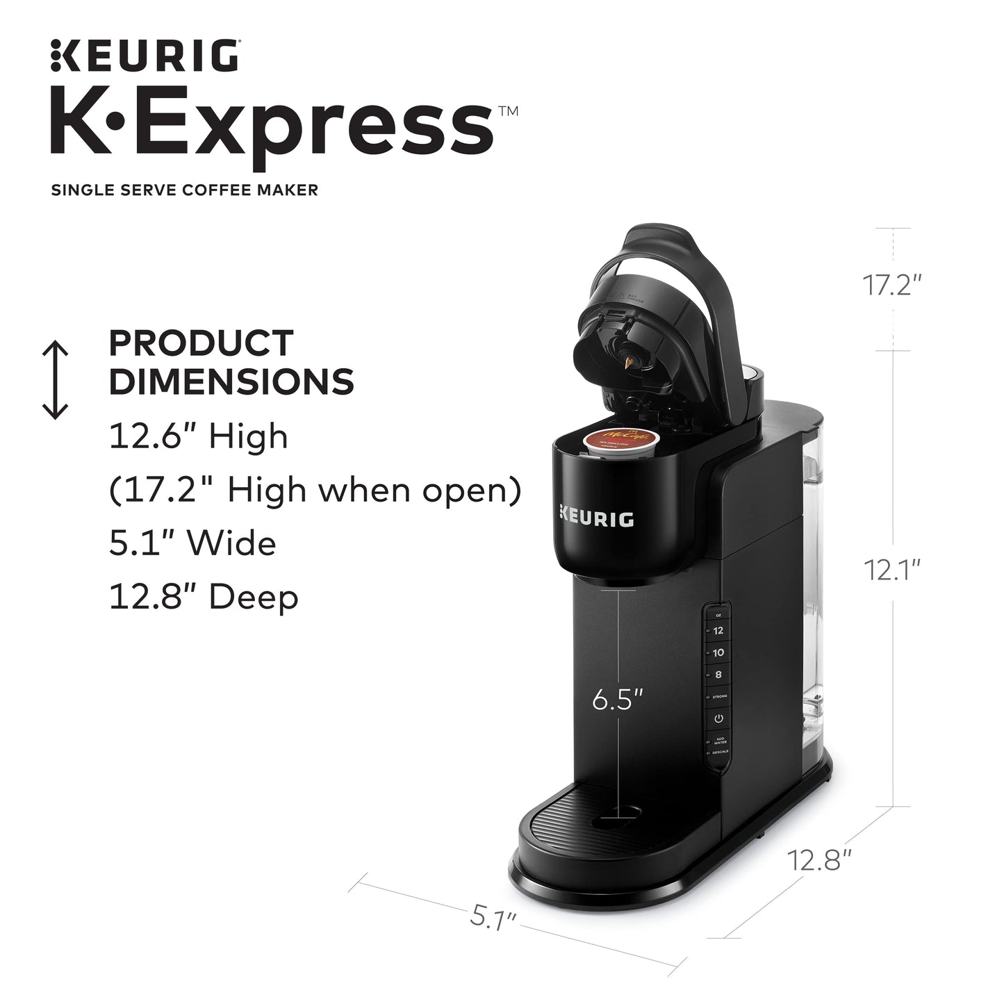 Keurig K-Express Coffee Maker, Single Serve K-Cup Pod Coffee Brewer