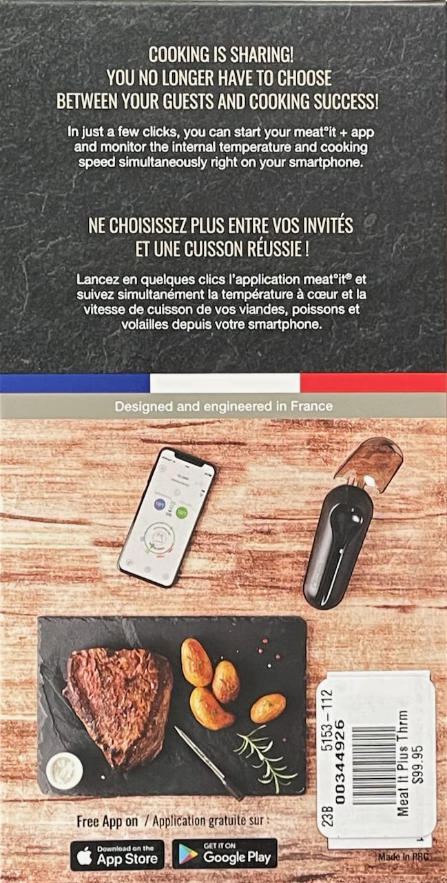 Mastrad Meat It Plus Bluetooth Thermometer Probe