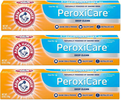 Arm & Hammer PeroxiCare Healthy Gums Toothpaste, Baking Soda & Peroxide, Fresh