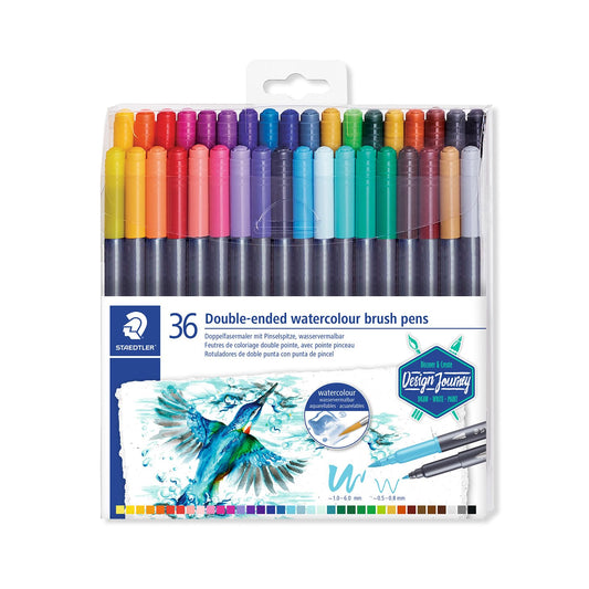 STAEDTLER 3001 Double-Ended Watercolour Brush Pens