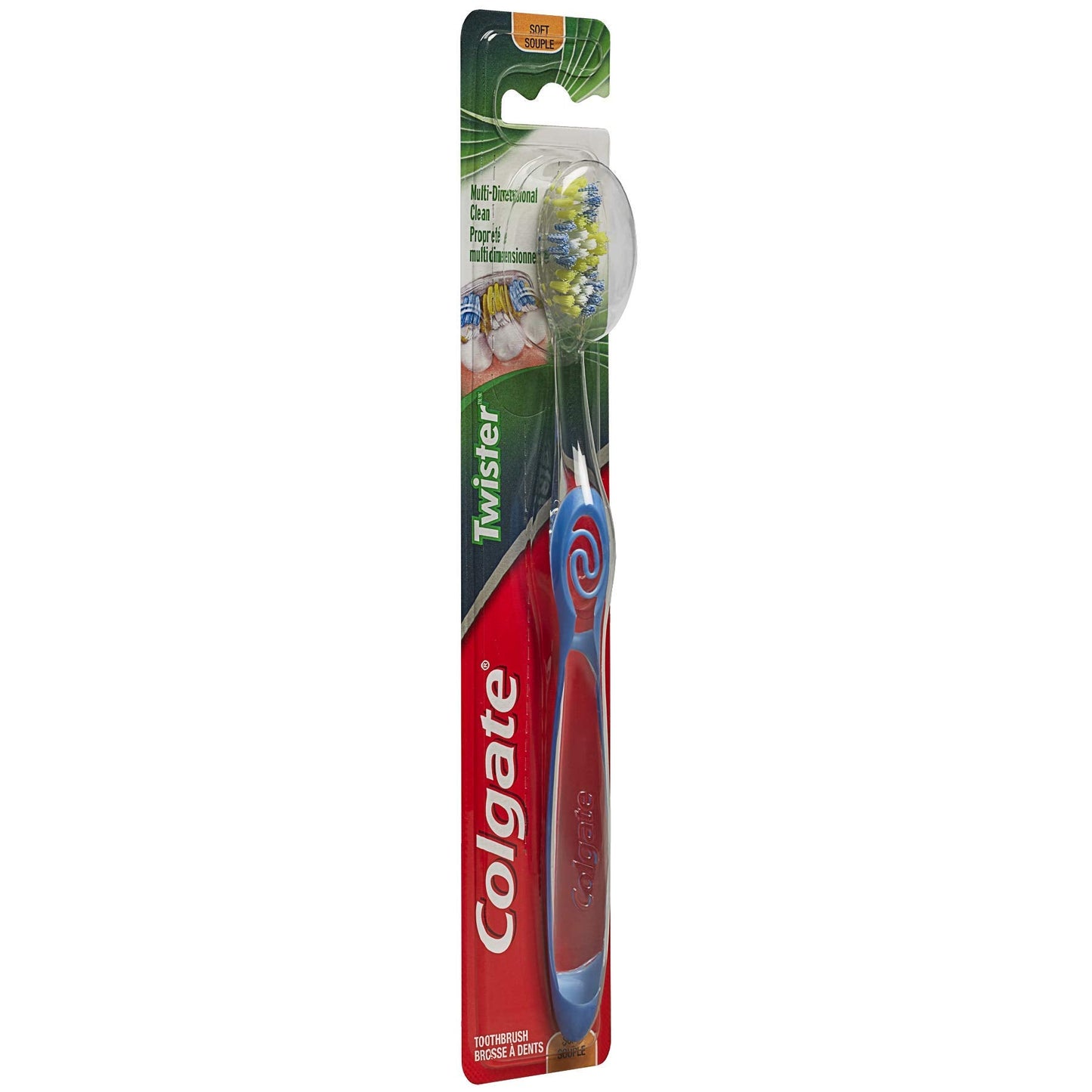 Colgate Slimsoft Floss-Tip Charcoal Toothbrush (Pack of 6)