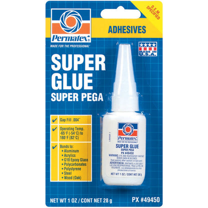 Permatex 49450-6PK Super Glue, 1 oz. (Pack of 6)