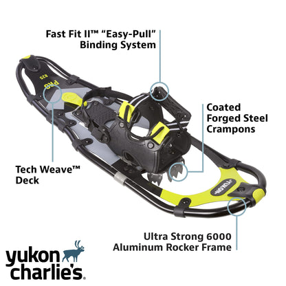 Yukon Charlie's Elite Spin Snowshoe, Multiple Sizes
