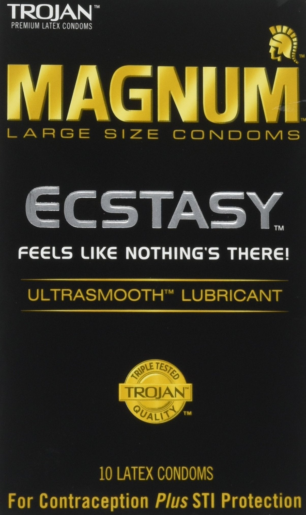 Trojan Condom Magnum Ecstasy Ultrasmooth Lubricated