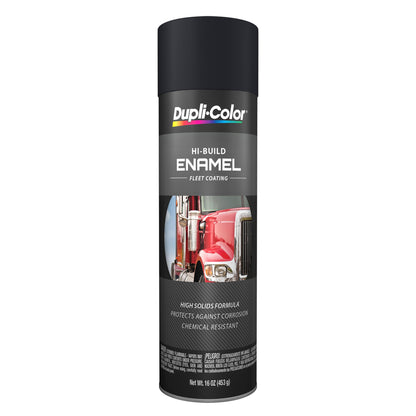Dupli-Color HB102 Hi-Build Fleet Coating – Semi-Gloss Black Spray Paint - 16 oz. Aerosol Can