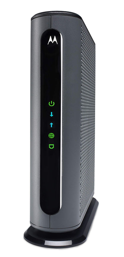Motorola Cable Modem, from 1,000 Mbps up to 6 Gbps Max Speed. Approved for Comcast Xfinity Gigabit, Cox Gigablast, and More, Black