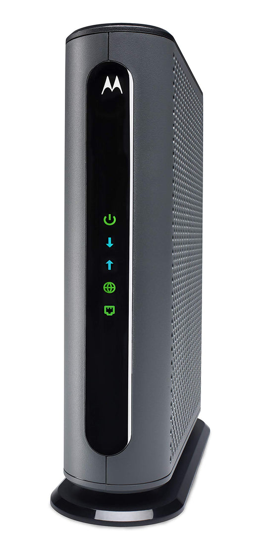 Motorola Cable Modem, from 1,000 Mbps up to 6 Gbps Max Speed. Approved for Comcast Xfinity Gigabit, Cox Gigablast, and More, Black