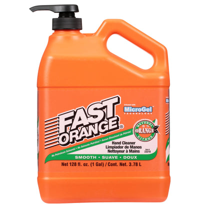 Permatex 23218-4PK Fast Orange Smooth Lotion Hand Cleaner with Pump, 1 Gallon (Pack of 4)