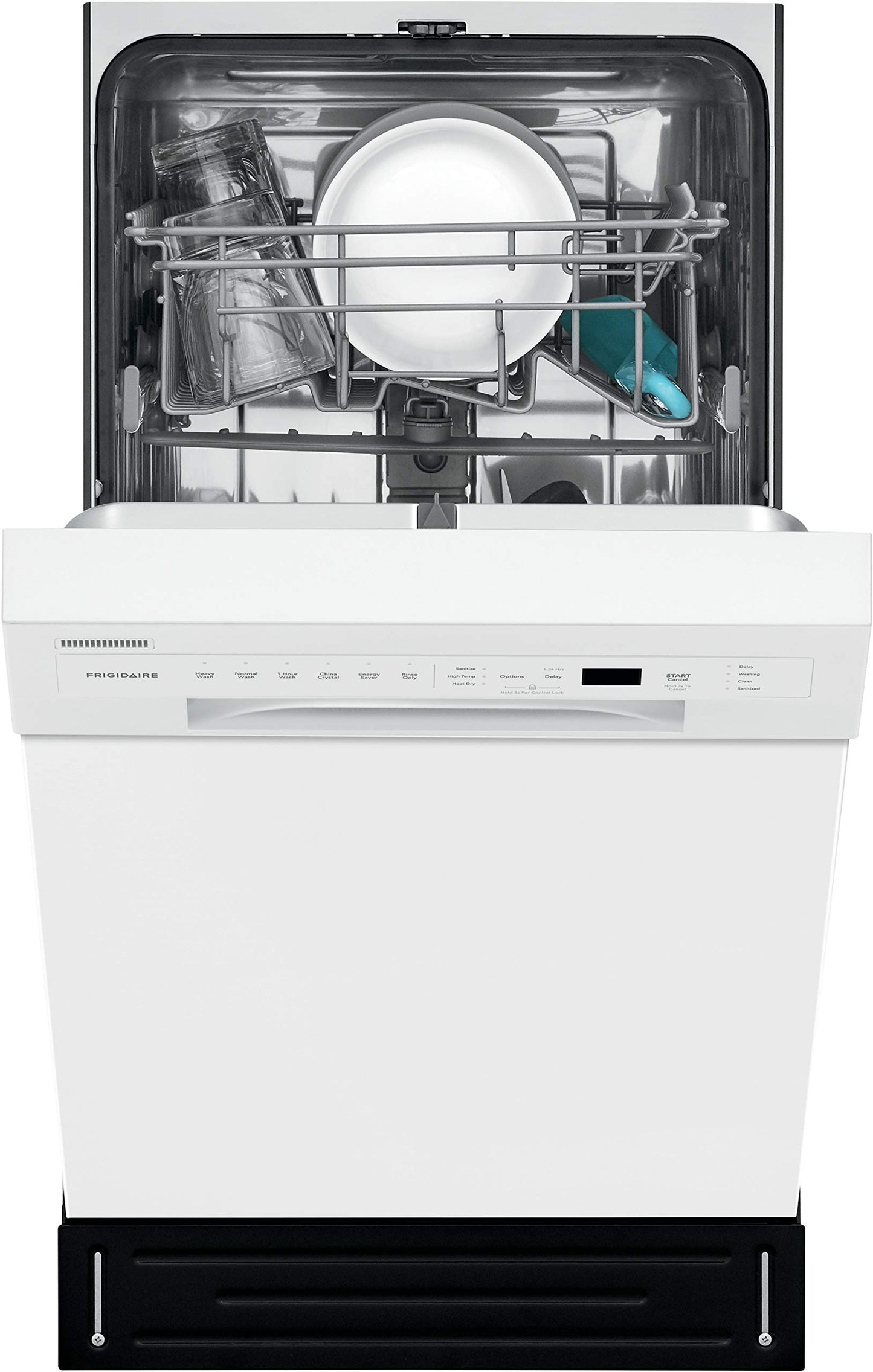 Frigidaire 18 in. ADA Compact Front Control Dishwasher with Dual Spray Arms, 52
