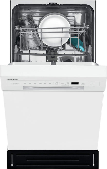 Frigidaire 18 in. ADA Compact Front Control Dishwasher with Dual Spray Arms, 52