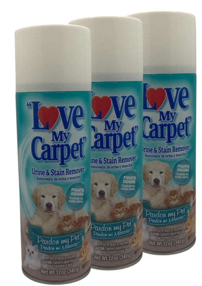 Love My Carpet Urine & Stain Remover, 3.00 Ounce (Pack of 1)