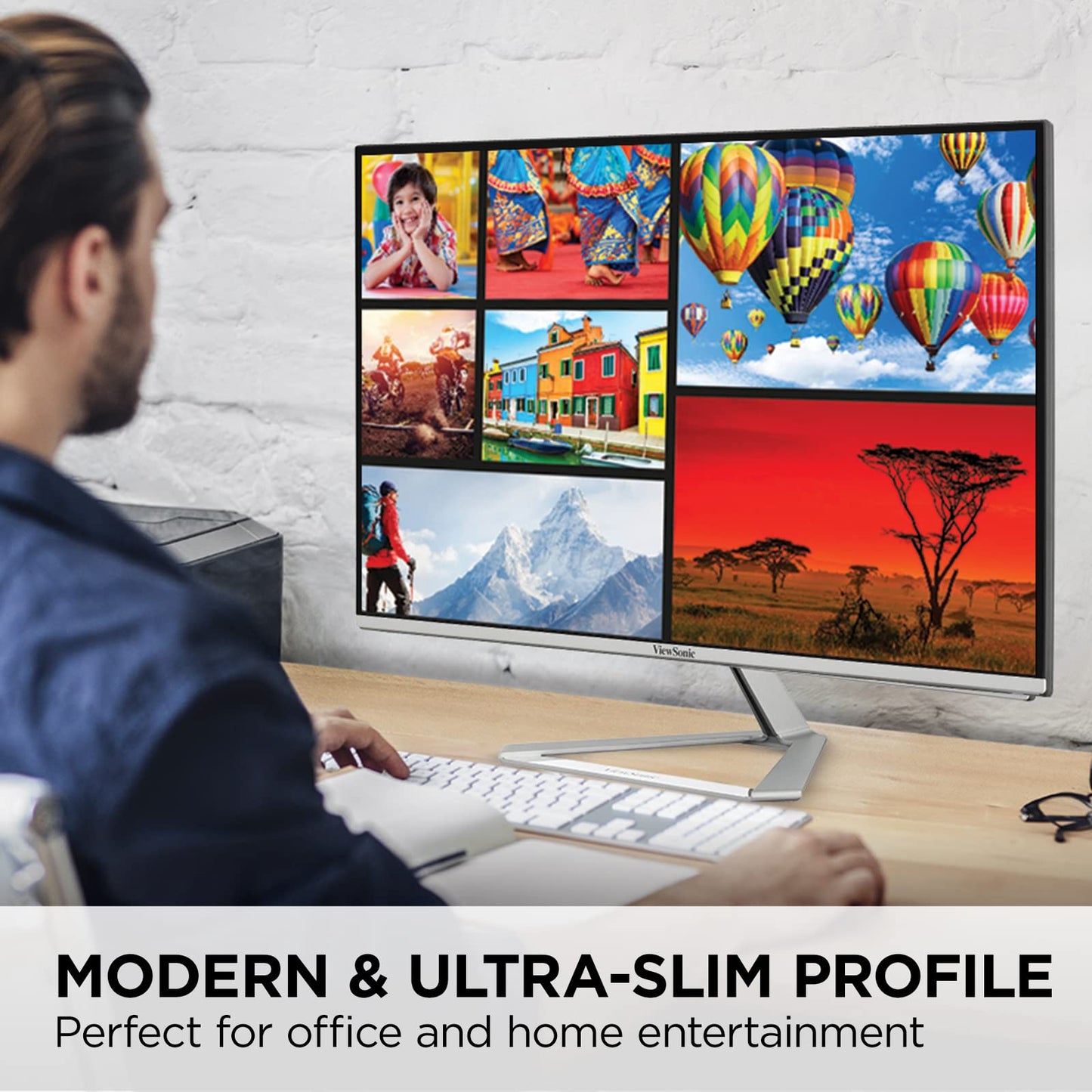 ViewSonic VX2276-SMHD 22 Inch 1080p Widescreen IPS Monitor with Ultra-Thin Beze