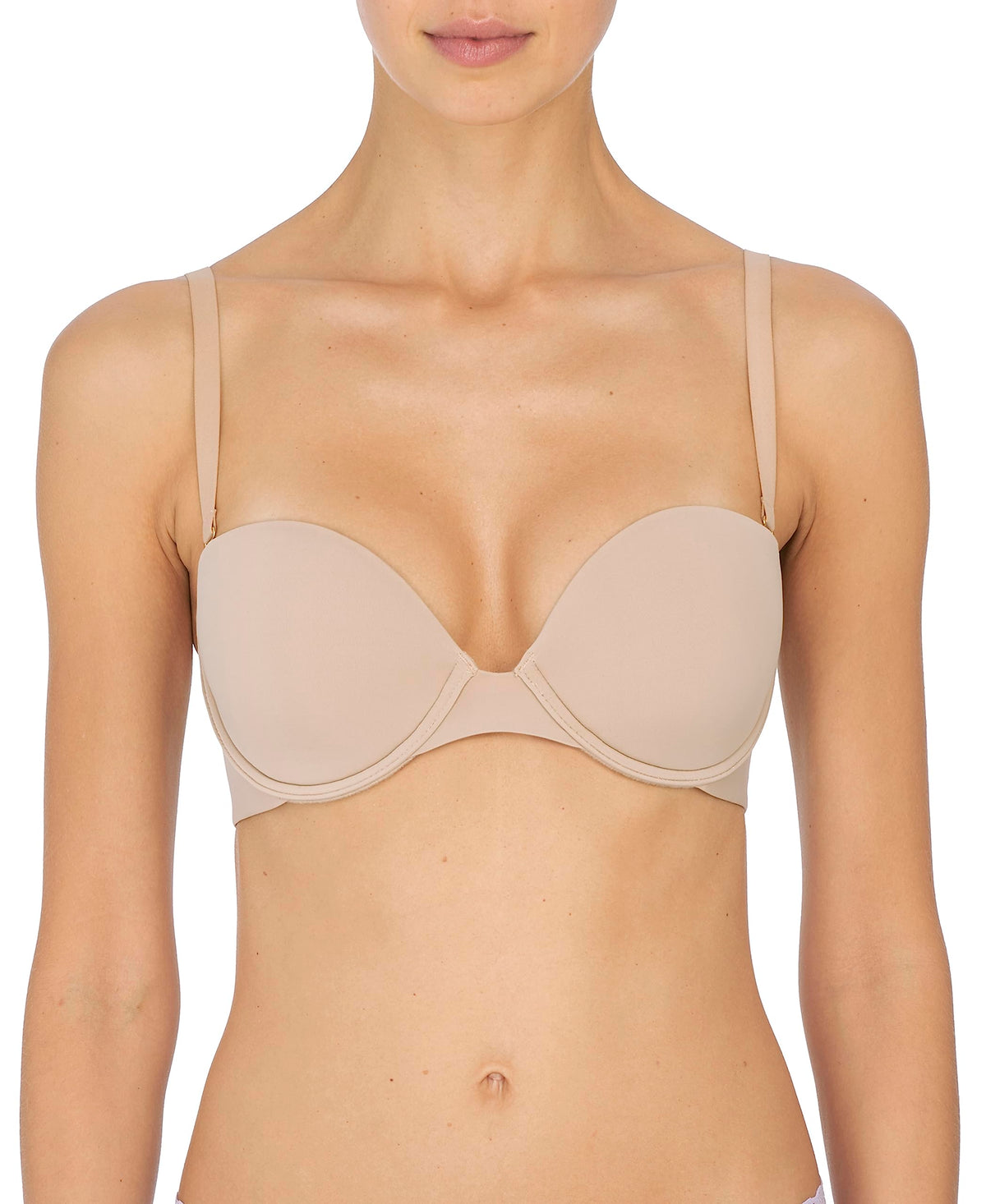 Natori Womens Minimal Strapless Contour UnderwirePadded Bra