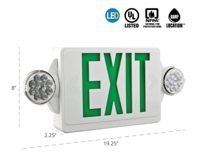 Lithonia Lighting Emergency Thermoplastic Exit Sign