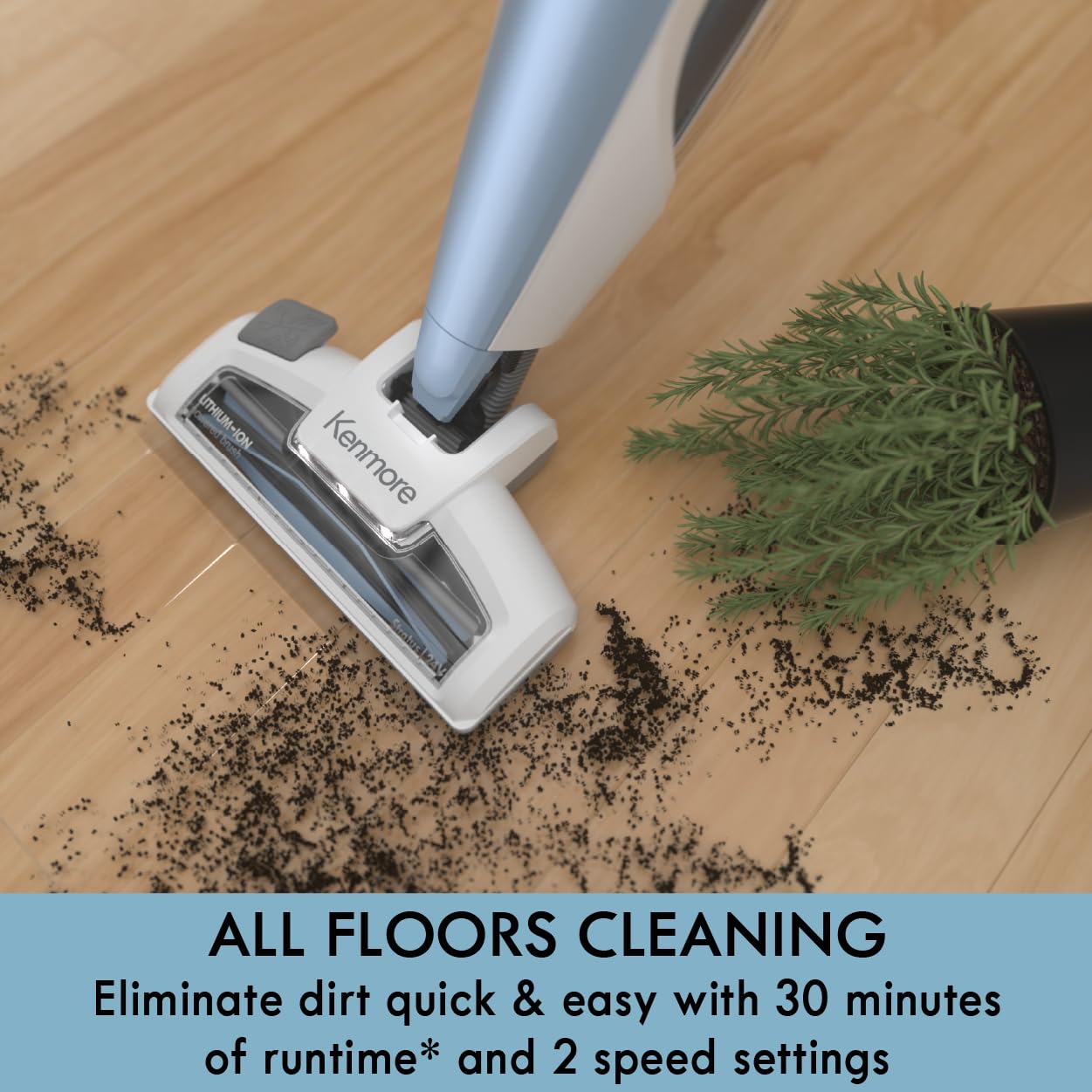 Kenmore DS1020 DS1030 Cordless Stick Vacuum Lightweight Cleaner