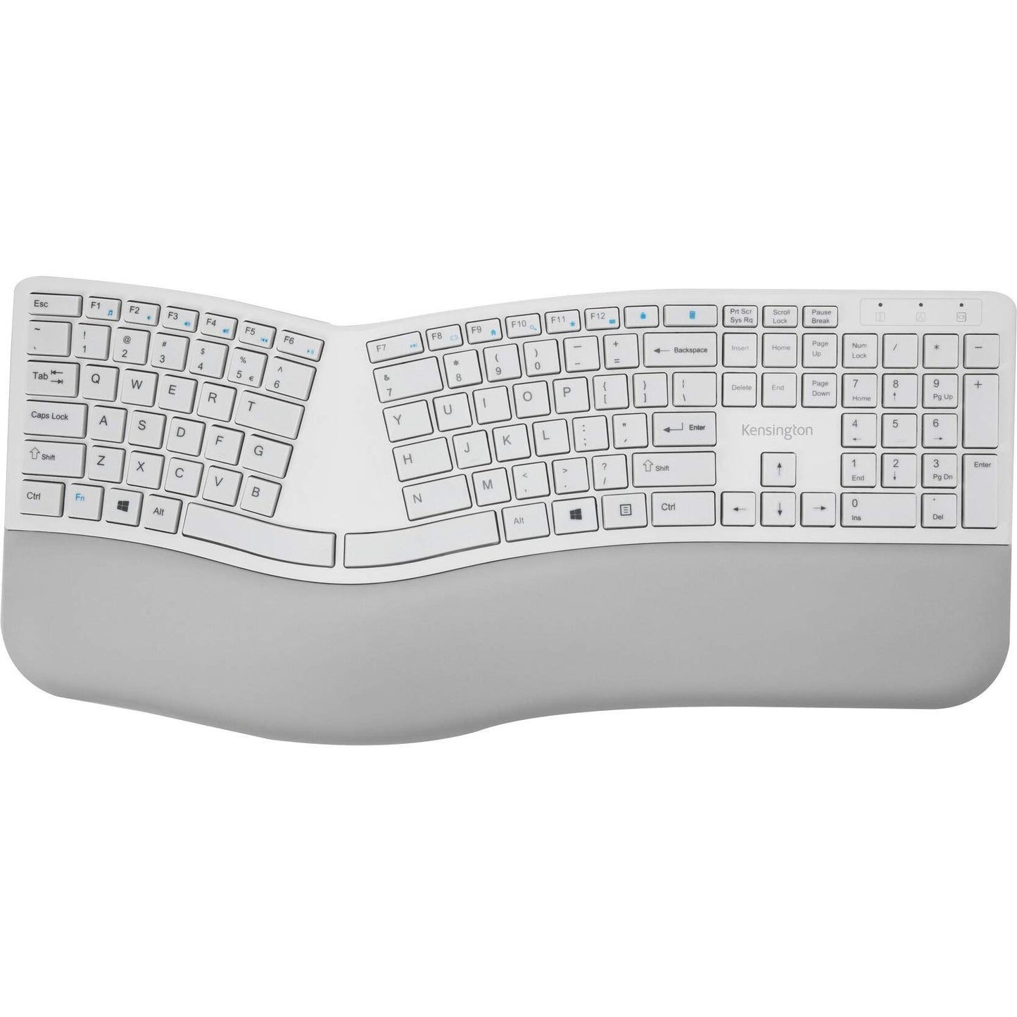 Kensington Pro Fit Ergonomic Wireless Keyboard - Grey (K75402US)