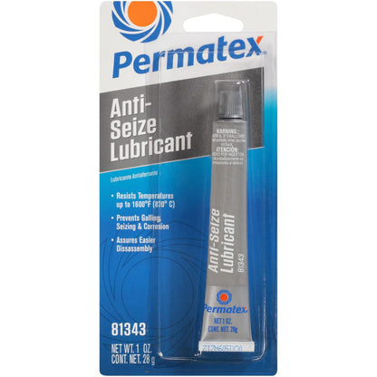 Permatex 81343 Anti-Seize Lubricant, 1 oz. Tube Pack of 2