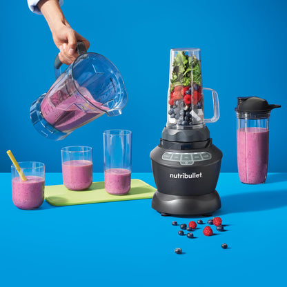 NutriBullet ZNBF30500Z Blender Combo 1200 Watt Dishwasher Safe Plastic food ble