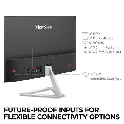 ViewSonic VX2276-SMHD 22 Inch 1080p Widescreen IPS Monitor with Ultra-Thin Beze