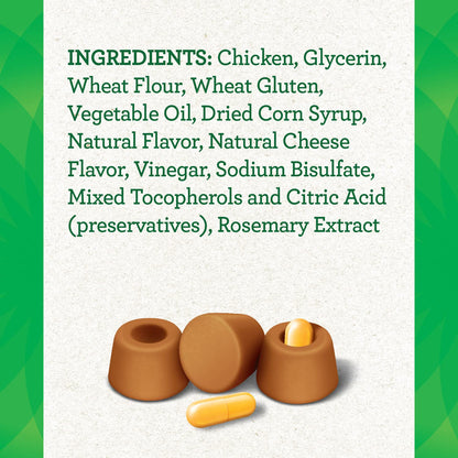 Greenies Pill Pockets for Dogs Tablet Size Natural Soft Dog Treats