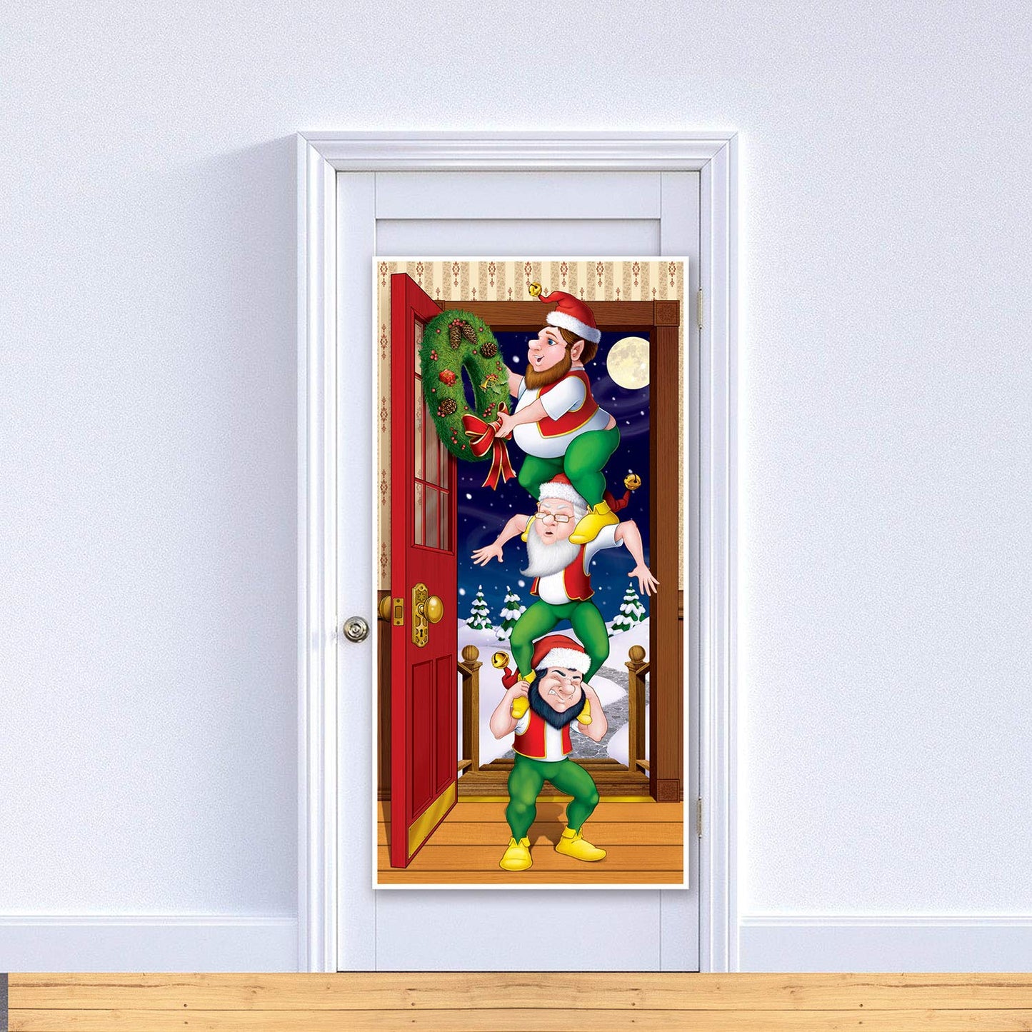 Beistle Holiday Door Covers - Party Door Covers for Holiday Theme Parties: Christmas/Winter