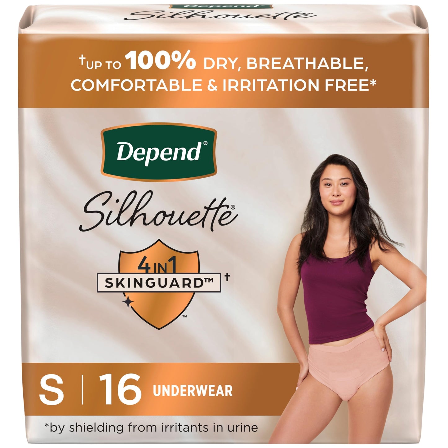 Depend Silhouette Adult Incontinence and Postpartum Underwear for Women