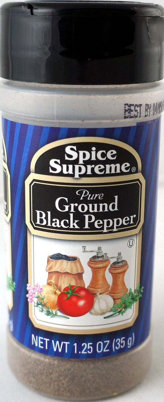 Spice Supreme Ground Pepper Black