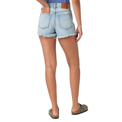 Lucky Brand Women's High Rise Denim Mom Short, Sunbeam