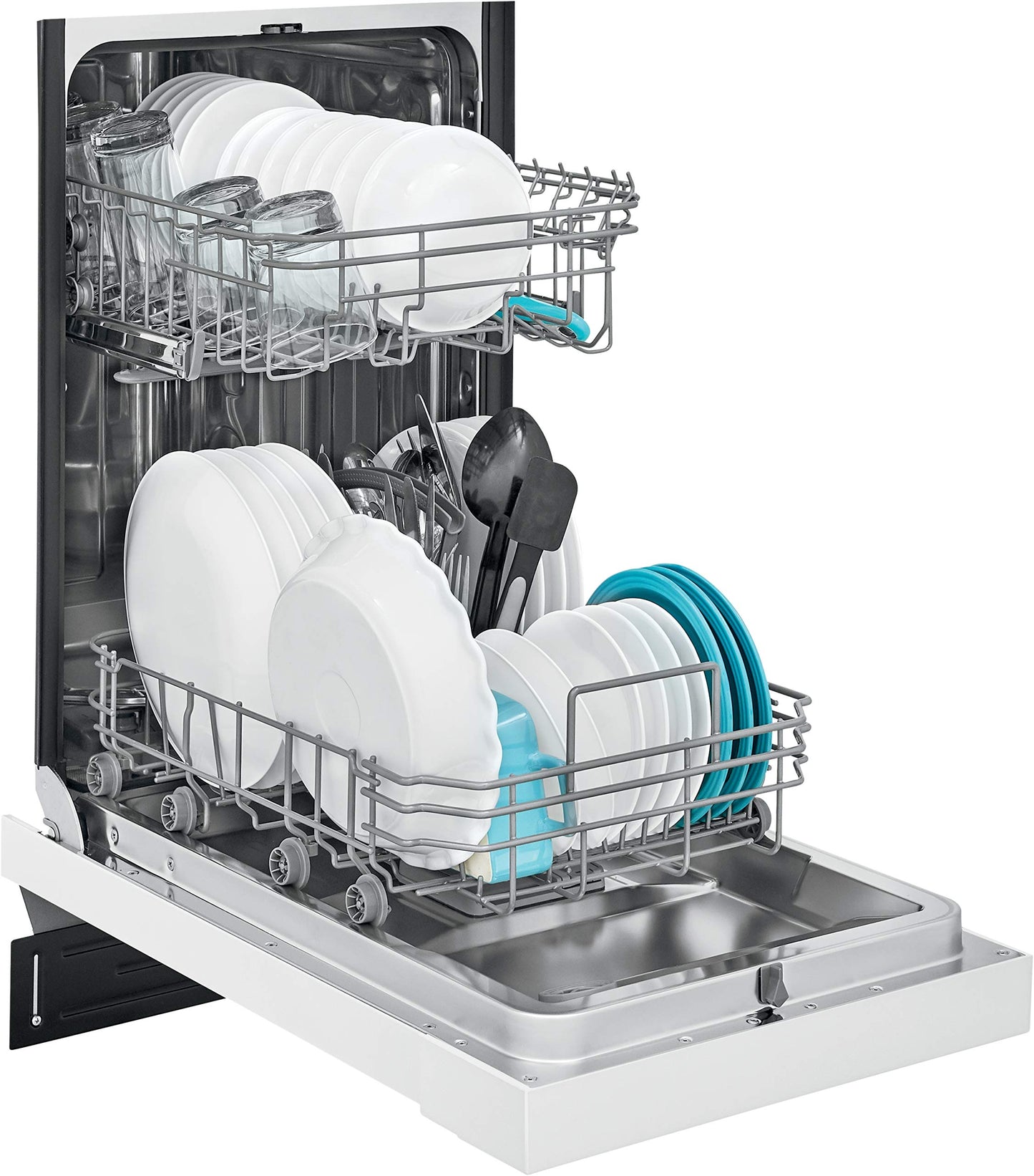 Frigidaire 18 in. ADA Compact Front Control Dishwasher with Dual Spray Arms, 52