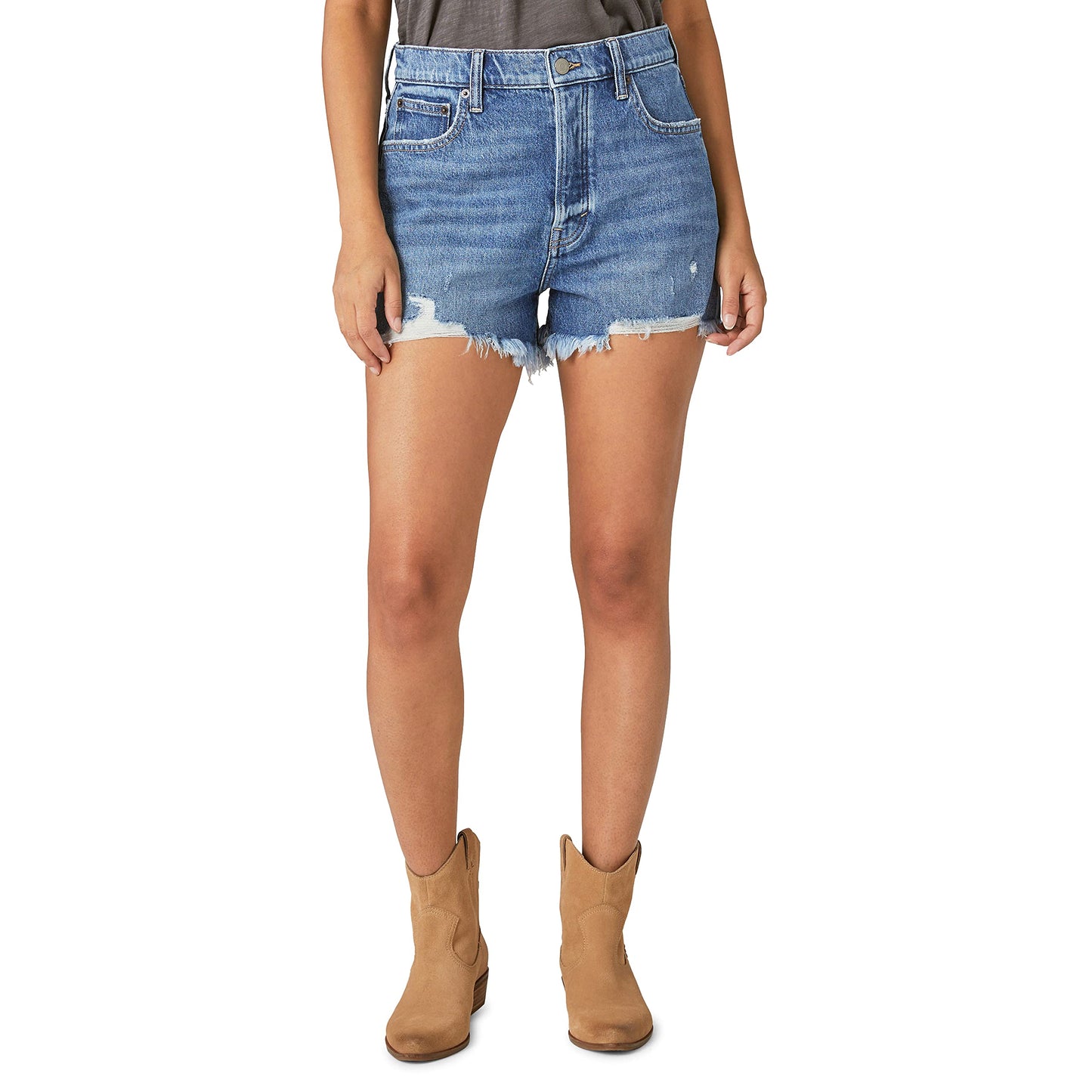 Lucky Brand Women's High Rise Denim Mom Short