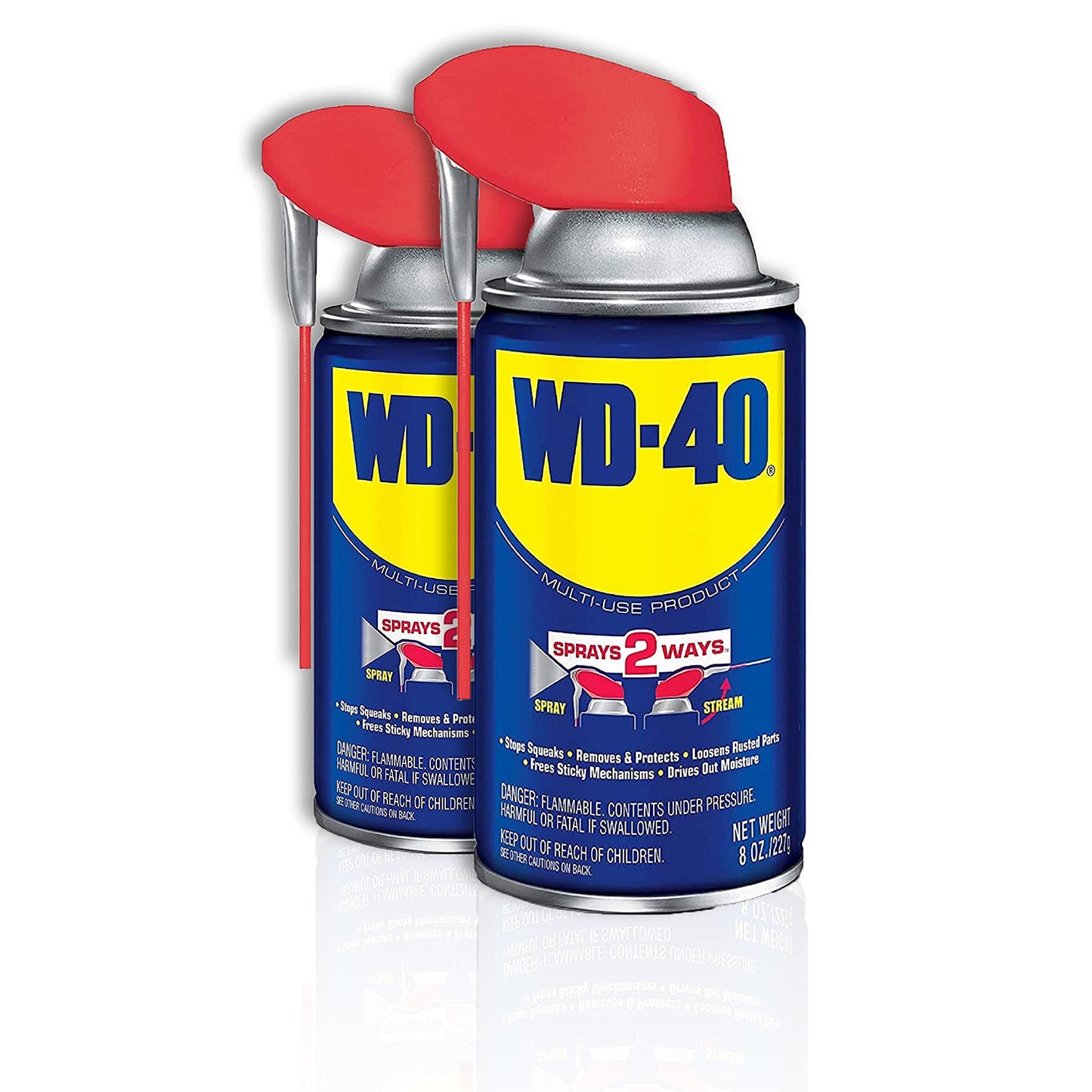 WD-40 Multi-Use Product with Smart Straw Sprays 2 Ways, 8 OZ