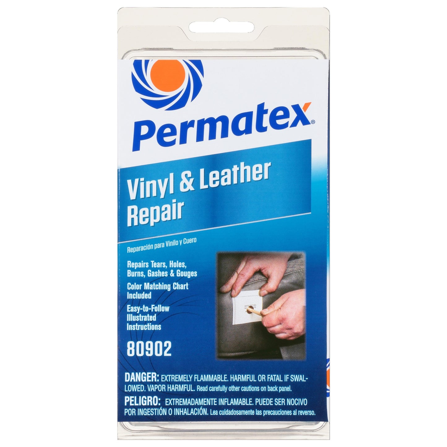 Permatex 80902 Vinyl and Leather Repair Kit