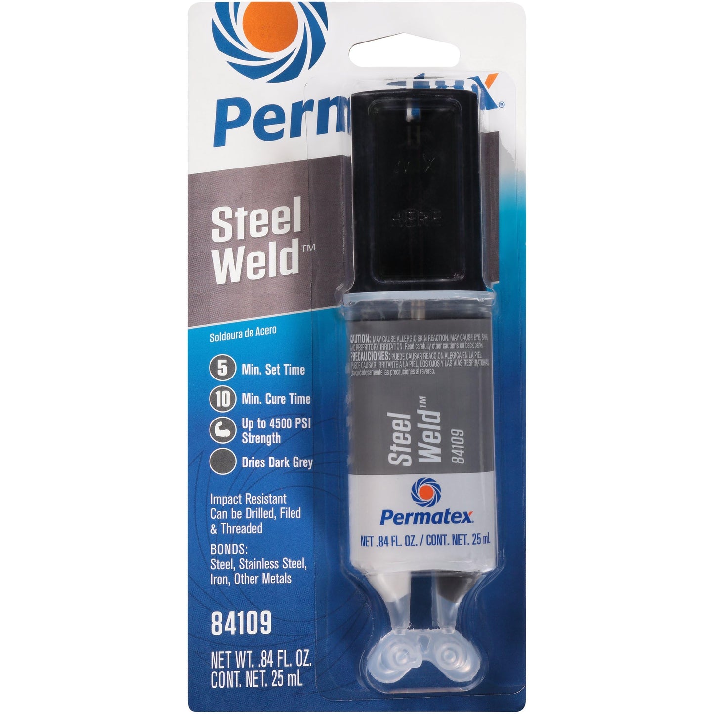 Permatex 84109 PermaPoxy 4 Minute Multi-Metal Epoxy, 0.84 oz.