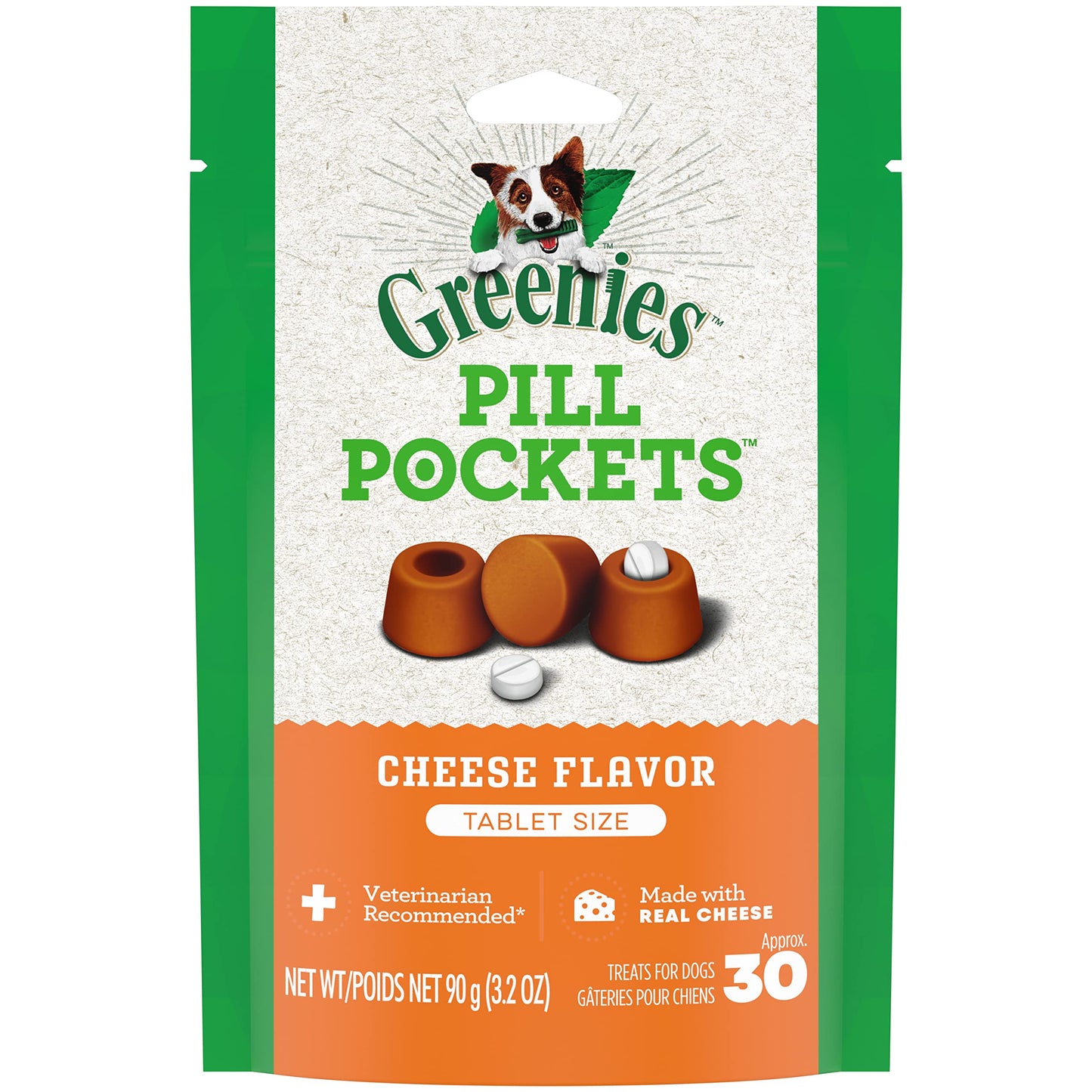 Greenies Pill Pockets for Dogs Tablet Size Natural Soft Dog Treats