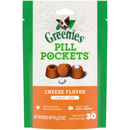 Greenies Pill Pockets for Dogs Tablet Size Natural Soft Dog Treats