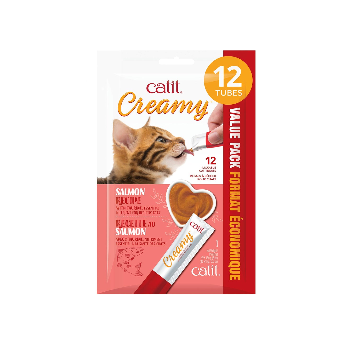 Catit Creamy Lickable Cat Treat – Healthy Treat for Cats