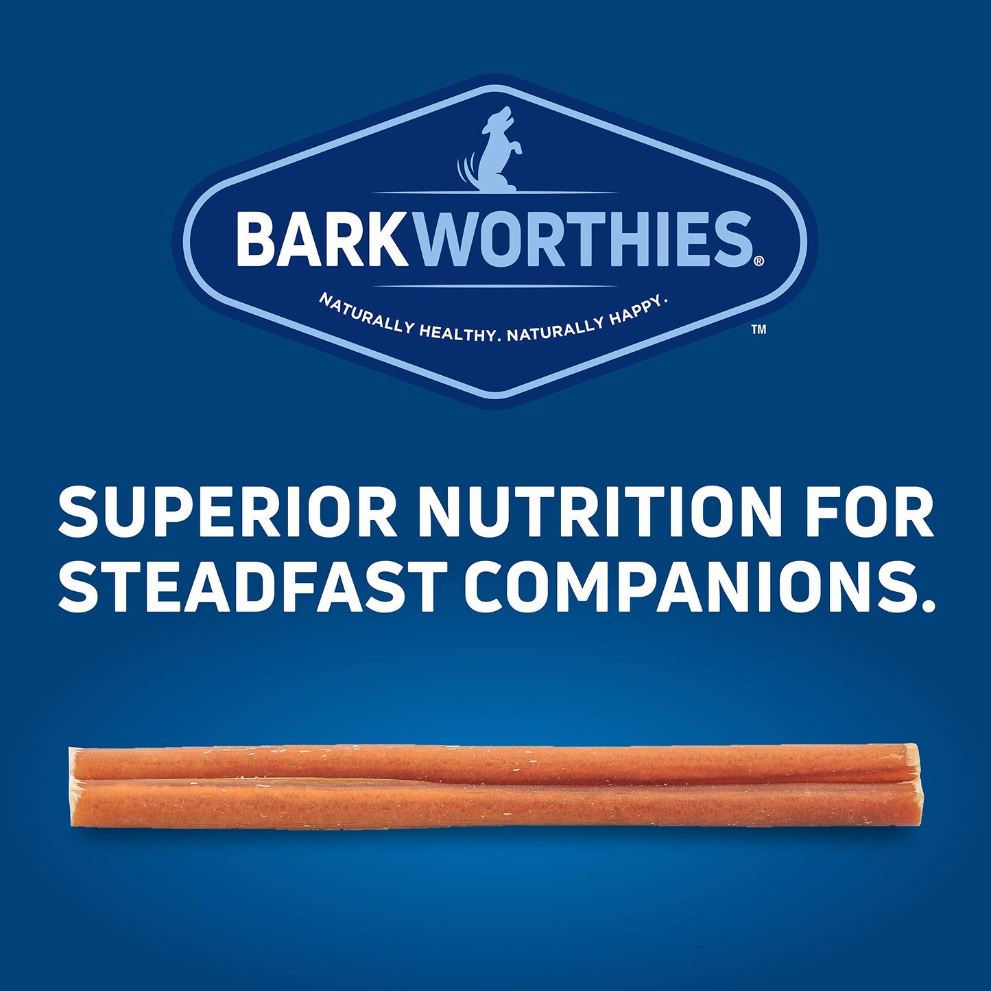 Barkworthies Odor-Free Bully Sticks - Healthy Dog Chews - Protein-Packed, Highly Digestible, All-Natural Rawhide Alternative Dog Treats - Promotes Dental Health