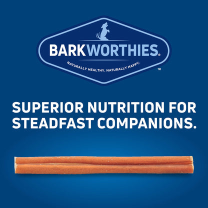 Barkworthies Odor-Free Bully Sticks - Healthy Dog Chews - Protein-Packed, Highly Digestible, All-Natural Rawhide Alternative Dog Treats - Promotes Dental Health