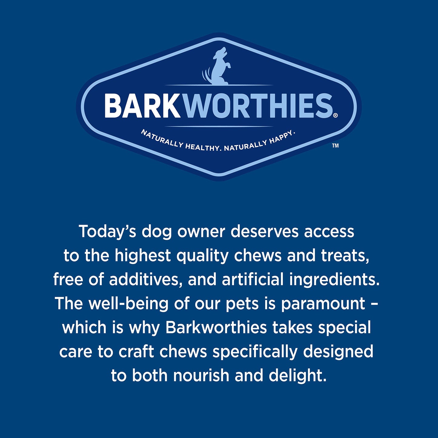 Barkworthies Odor-Free Bully Sticks - Healthy Dog Chews - Protein-Packed, Highly Digestible, All-Natural Rawhide Alternative Dog Treats - Promotes Dental Health